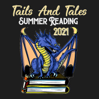 Tails And Tales Summer Reading 2021 Librarian Library Dragon Classic T-shirt | Artistshot