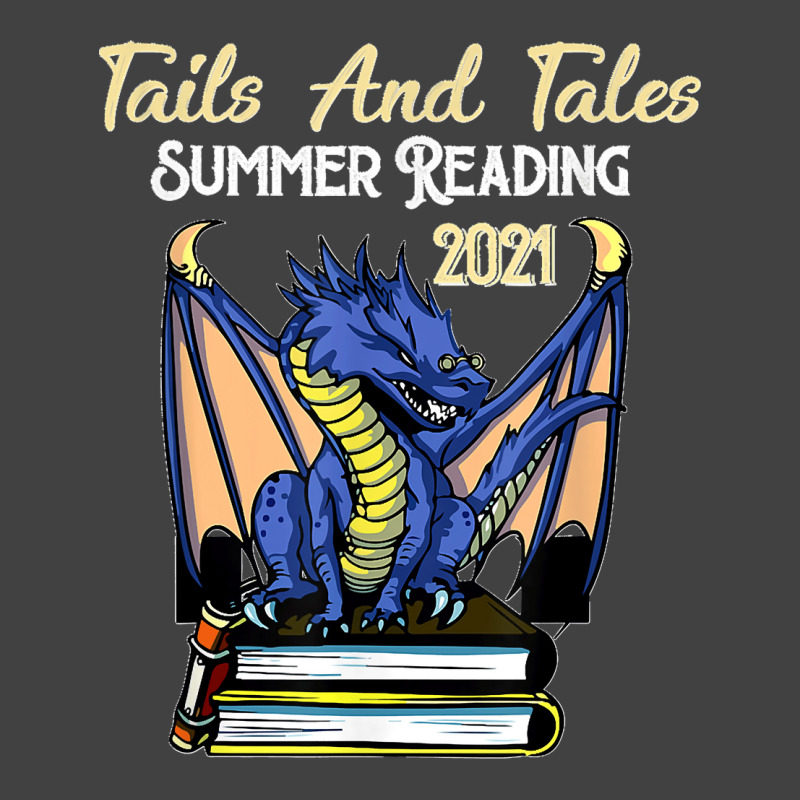 Tails And Tales Summer Reading 2021 Librarian Library Dragon Vintage T-Shirt by LeonelSalas | Artistshot