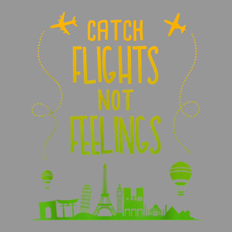 Funny Catch Flights Not Feeling T Shirt Quote Meme Saying Women's V-neck T-shirt | Artistshot