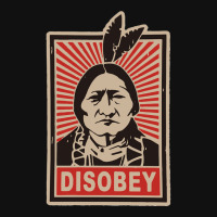 Disobeyy Native American Face Portraitt Anti Colonisation Mexico Usa P Throw Pillow | Artistshot