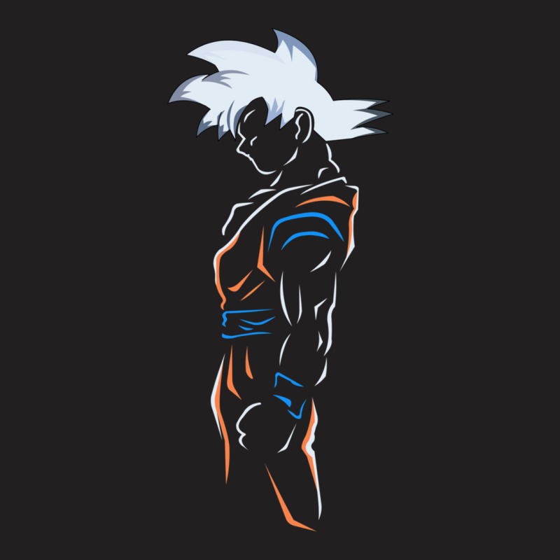 Goku Outline T-Shirt by ShelaRenayKaeser | Artistshot