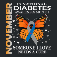 Diabetes November National Diabetes Month 218 Awareness Crewneck Sweatshirt | Artistshot