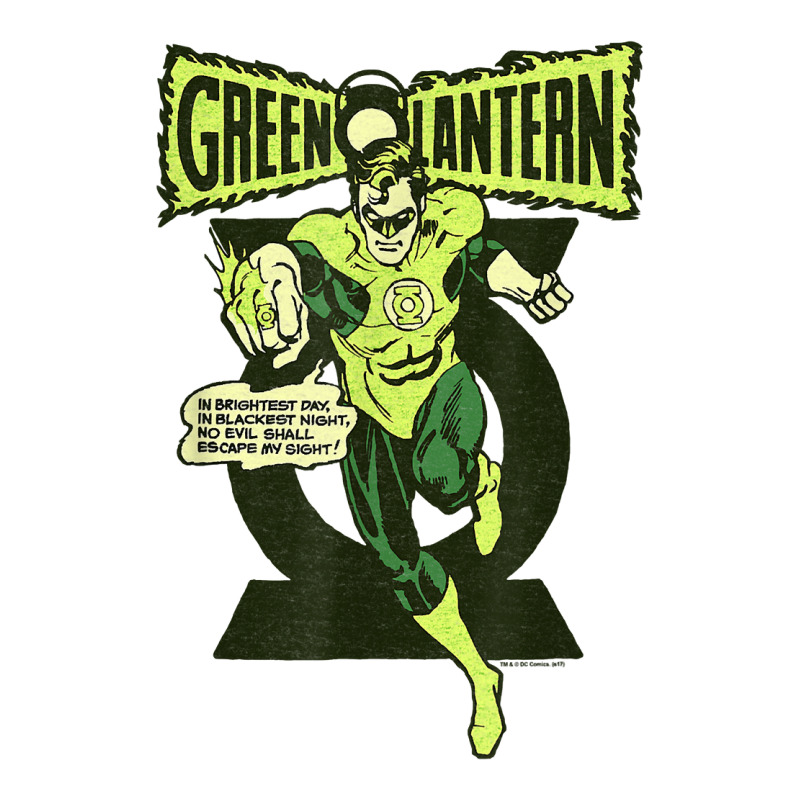 Green Lantern Retro Oath T Shirt V-neck Tee | Artistshot