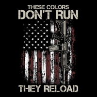 Gun American Flag Colors Don't Run They Reload (on Back) T Shirt Unisex Jogger | Artistshot