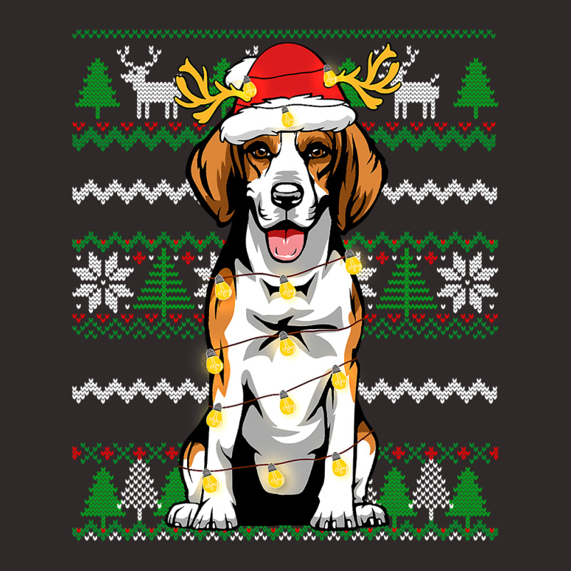 Beagle Christmas Lights Xmas Matching Family Dog Lover 129 Dog Lover Racerback Tank by pester | Artistshot