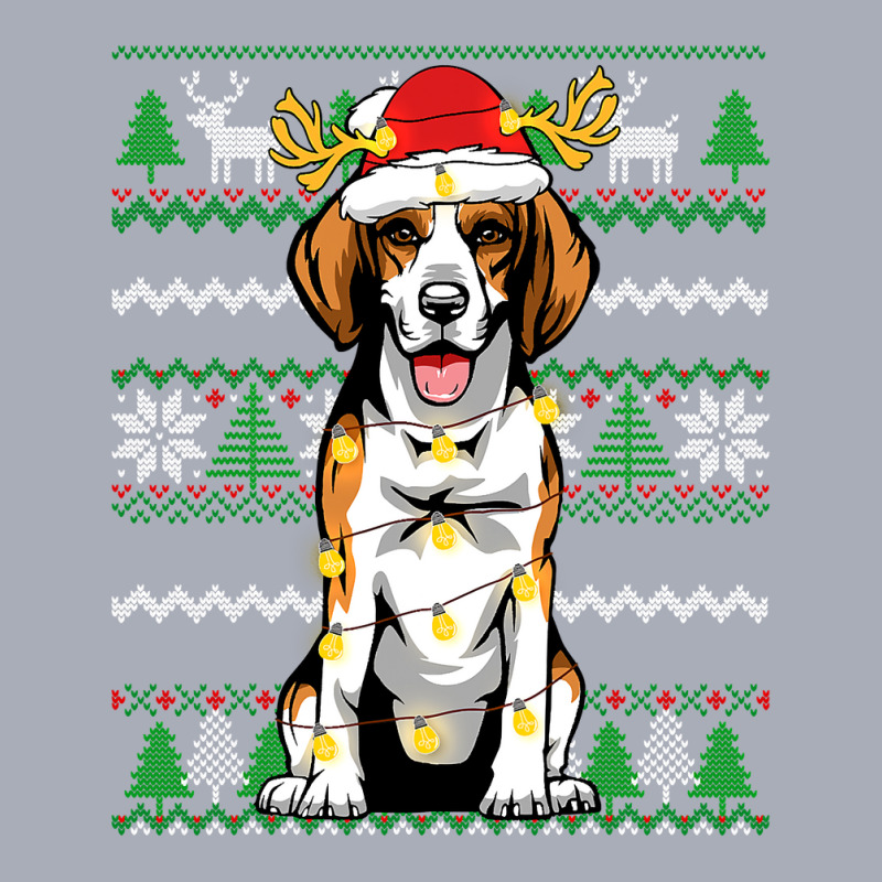 Beagle Christmas Lights Xmas Matching Family Dog Lover 129 Dog Lover Tank Dress by pester | Artistshot