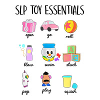 Slip Toy Essentials Slp Speech Pathologist Speech Therapy T Shirt Men's Long Sleeve Pajama Set | Artistshot