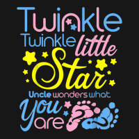 Twinkle.little.star Uncle Wonders What You Are Gender Reveal T Shirt Medium-length Apron | Artistshot