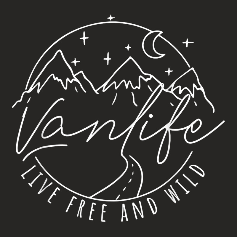 Van Life Essentials Van Dwellers Van Life Nomad Vandwelling T Shirt Ladies Fitted T-shirt | Artistshot