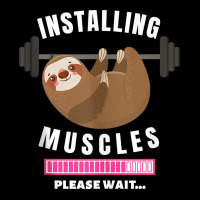 Installing Muscles Sloth Weight Lifting Fitness Motivation Tank Top Pocket T-shirt | Artistshot