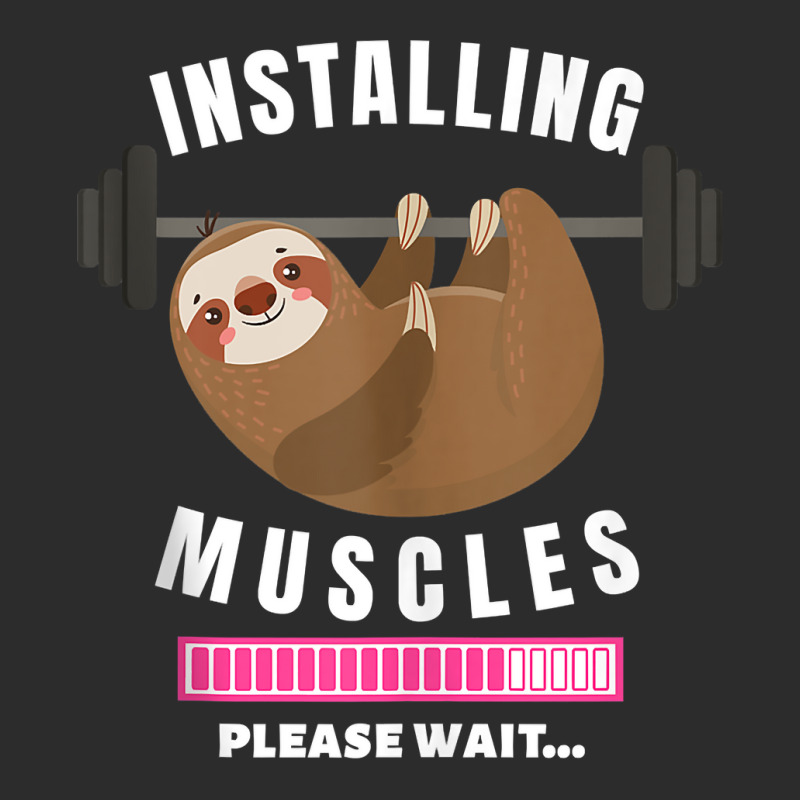 Installing Muscles Sloth Weight Lifting Fitness Motivation Tank Top Exclusive T-shirt | Artistshot