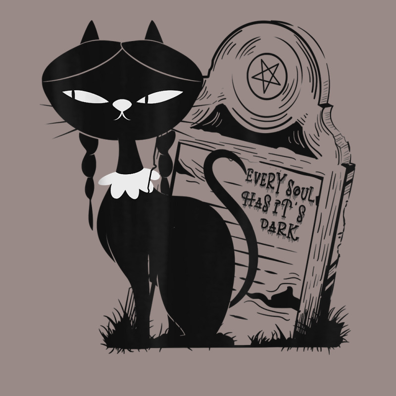 My Freaky World Every Soul Has It's Dark Halloween Black Cat T Shirt Vintage T-Shirt by riogasehzilahiy | Artistshot