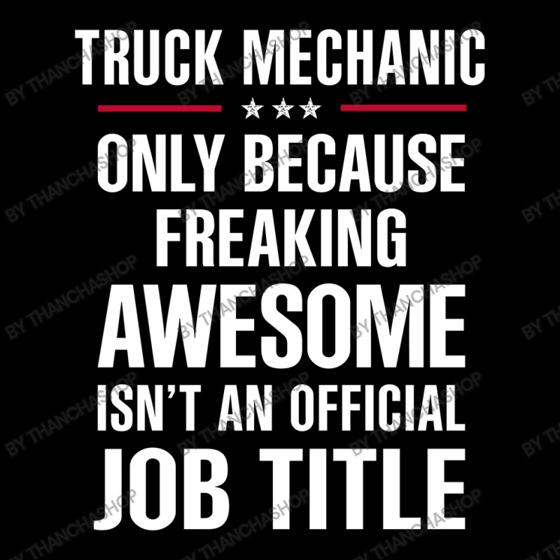 Gift For Freaking Awesome Truck Mechanic Cropped Hoodie by thanchashop | Artistshot