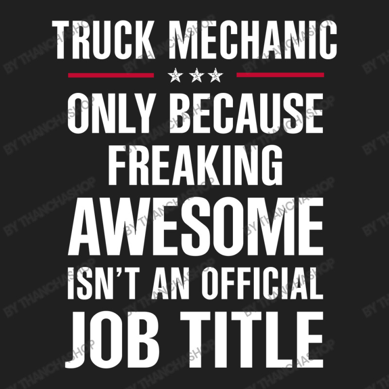 Gift For Freaking Awesome Truck Mechanic Ladies Polo Shirt by thanchashop | Artistshot