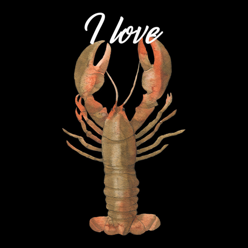 I Love Lobster Crustacean Lover T Shirt Adjustable Cap | Artistshot