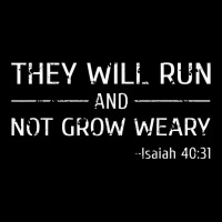 They Will Run And Not Grow Weary Christian Jogging T Shirt V-neck Tee | Artistshot