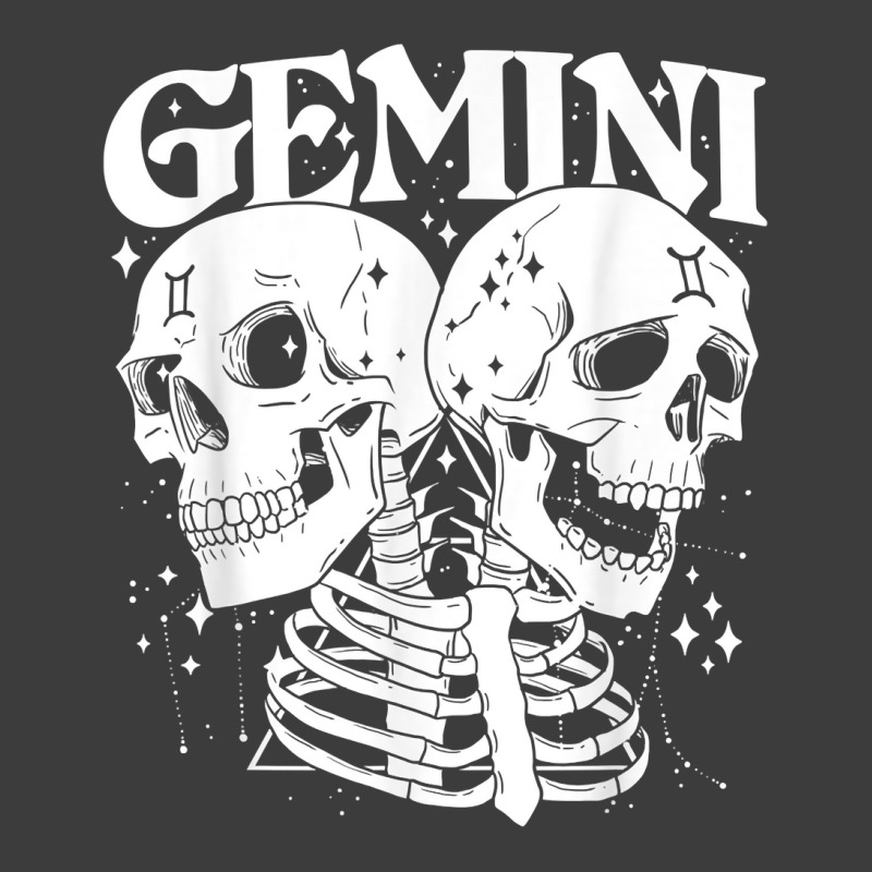 Gemini Faery Crystal Witch Shirt Skull Constellation Men's Polo Shirt by fallenafsericebe | Artistshot