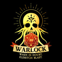 Warlock Class D20 Tabletop Dungeons Rpg Gaming Dragons T Shirt Baby Bibs | Artistshot