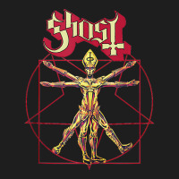 Ghost – Red Popestar Man Tank Top Classic T-shirt | Artistshot