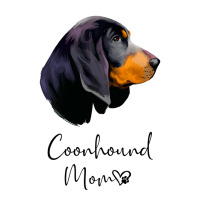 Coonhound Mom Cute Puppy Dog Owner Black And Tan Coonhound Sweatshirt Men's Long Sleeve Pajama Set | Artistshot