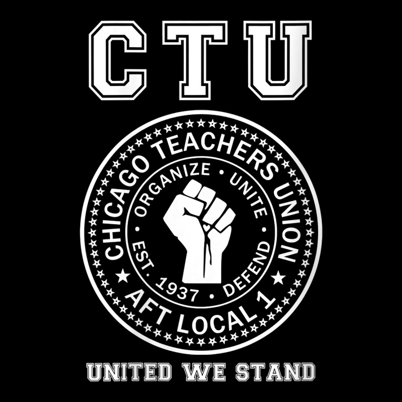 Womens Chicago Teachers Union On Strike Protest United We Stand V Neck Adjustable Cap | Artistshot