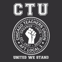 Womens Chicago Teachers Union On Strike Protest United We Stand V Neck Vintage Short | Artistshot