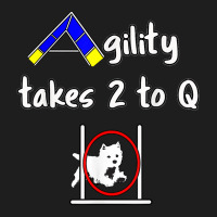 Dog Agility Shirt   Takes 2 To Q With A Westie T Shirt Classic T-shirt | Artistshot