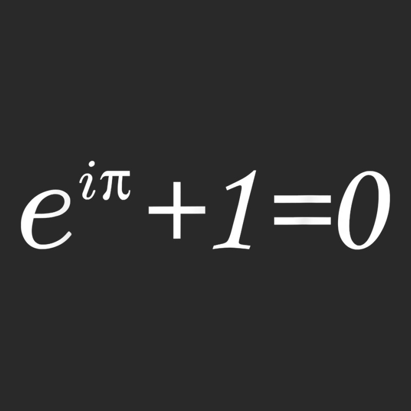 E^(ipi)+1=0 The Mathematical Record Of The Euler Identity T Shirt Printed Hat | Artistshot