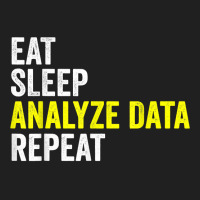 Eat Sleep Analyze Data Repeat Data Analyst Data Scientist T Shirt Ladies Polo Shirt | Artistshot