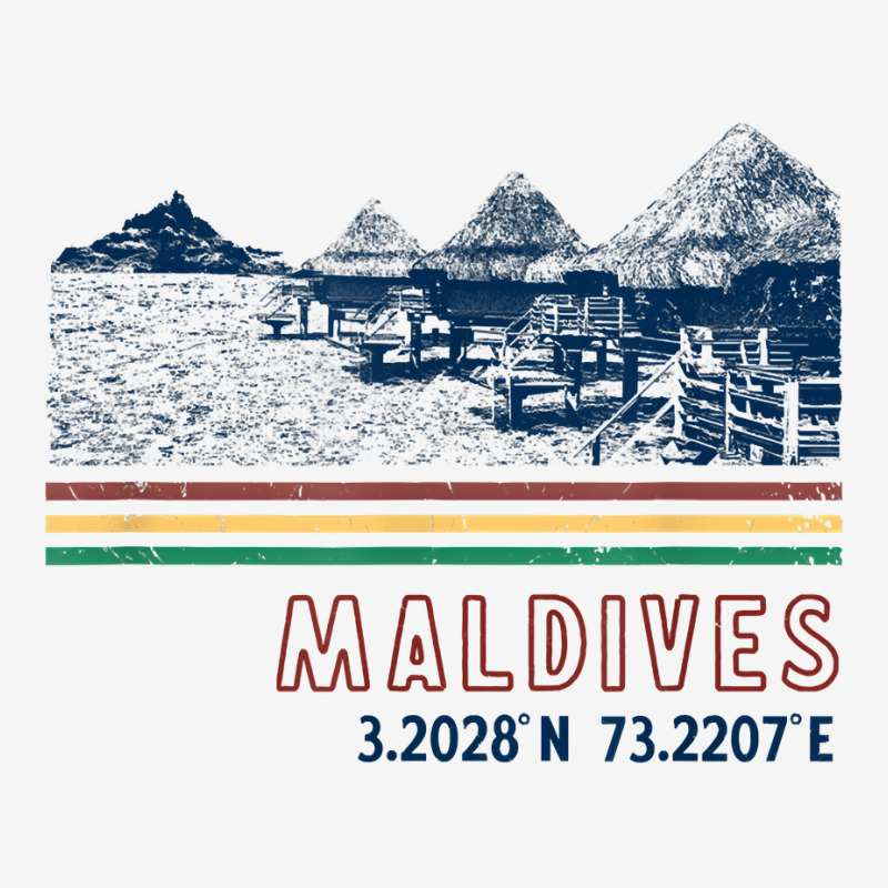 Maldives Bungalow Villas Retro T Shirt Skinny Tumbler | Artistshot