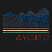 Maldives Bungalow Villas Retro T Shirt Full-length Apron | Artistshot