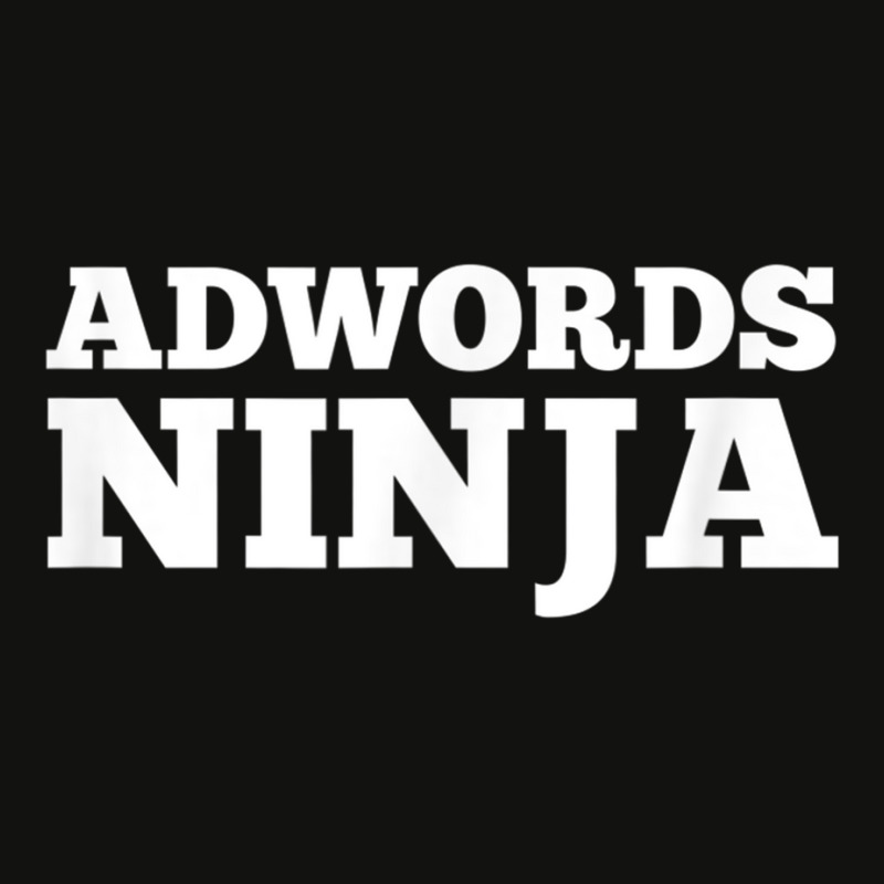 Ad Words Ninja   Awesome Keyword And Seo Marketing T Shirt Scorecard Crop Tee | Artistshot