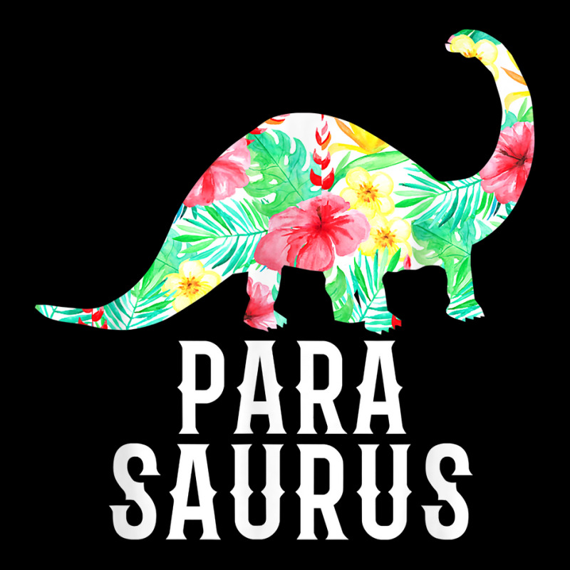 Parasaurus Paraprofessional Funny Dinosaur Floral T Shirt Adjustable Cap | Artistshot