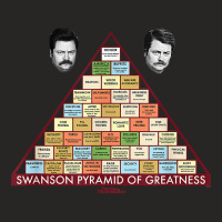 Parks & Recreation Swanson Pyramid Of Greatness T Shirt Ladies Fitted T-shirt | Artistshot