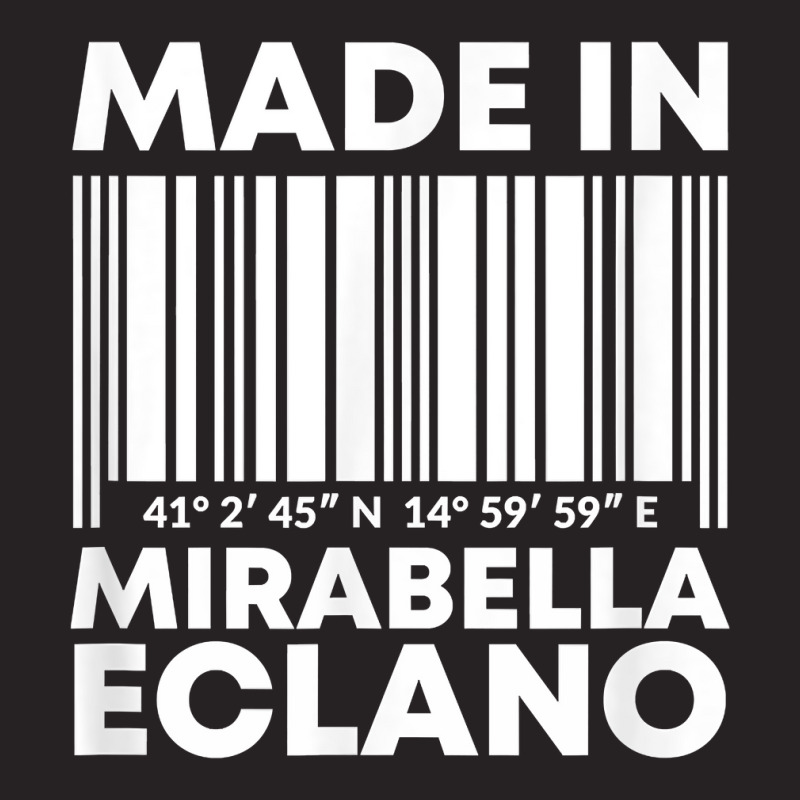 Made In Mirabella Eclano Barcode T Shirt Vintage Cap | Artistshot