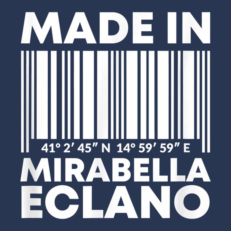 Made In Mirabella Eclano Barcode T Shirt Men Denim Jacket | Artistshot