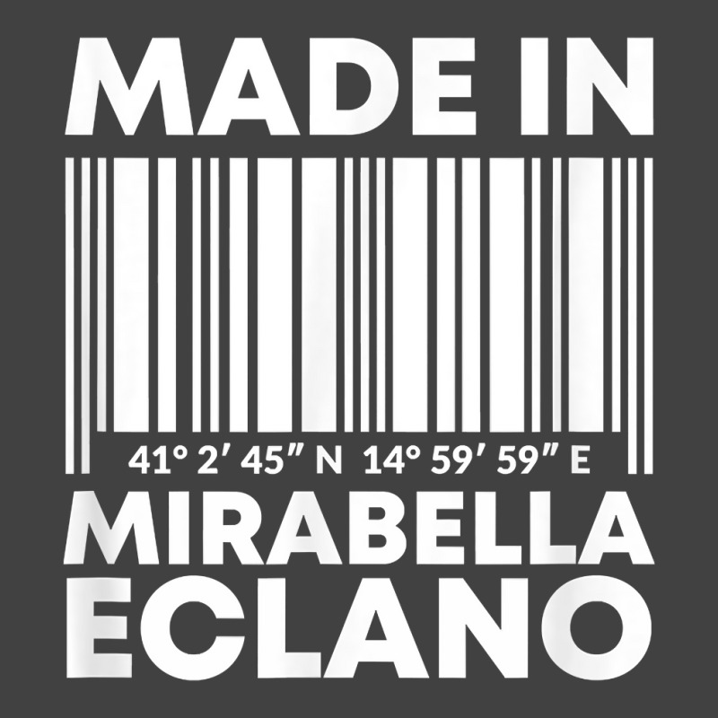 Made In Mirabella Eclano Barcode T Shirt Vintage T-shirt | Artistshot