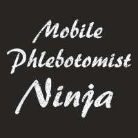 Mobile Phlebotomist Tshirt Job Occupation Funny Work Title T Shirt Ladies Fitted T-shirt | Artistshot