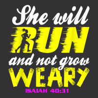 She Will Run And Not Grow Weary Cristian Faith Isaiah 4031 T Shirt Vintage Hoodie | Artistshot