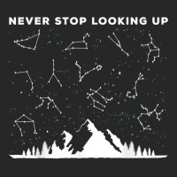 Never Stop Looking Up Stargazing Star Lover Constellation T Shirt Men's T-shirt Pajama Set | Artistshot