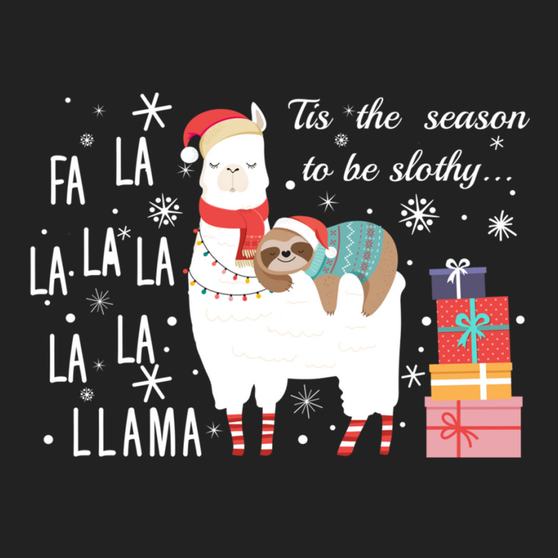 Sloth Fa La La Llama Christmas Long Sleeve T Shirt Backpack | Artistshot