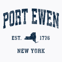 Port Ewen New York Ny Vintage Athletic Navy Sports Design Premium T Sh T-shirt | Artistshot