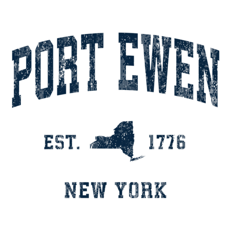 Port Ewen New York Ny Vintage Athletic Navy Sports Design Premium T Sh Men's T-shirt Pajama Set | Artistshot