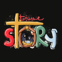 Christian True Story Christmas Nativity Jesus Christian Christmas 455  Scorecard Crop Tee | Artistshot