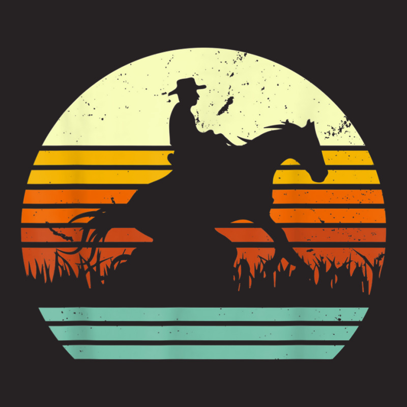 Western Cowboy Reining Horse Sliding Stop Retro Sun Style T Shirt Vintage Cap | Artistshot