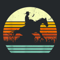 Western Cowboy Reining Horse Sliding Stop Retro Sun Style T Shirt Crewneck Sweatshirt | Artistshot