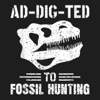 Ad Dig Ted To Fossil Hunting Fossil Tooth Hunter Shark Teeth T Shirt Classic T-shirt | Artistshot