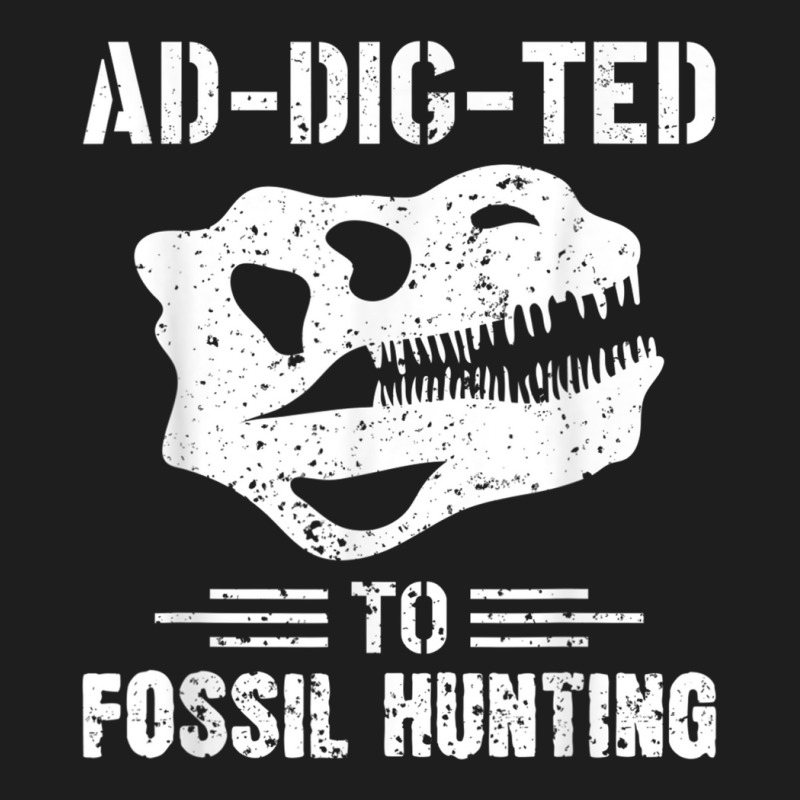 Ad Dig Ted To Fossil Hunting Fossil Tooth Hunter Shark Teeth T Shirt Classic T-shirt | Artistshot