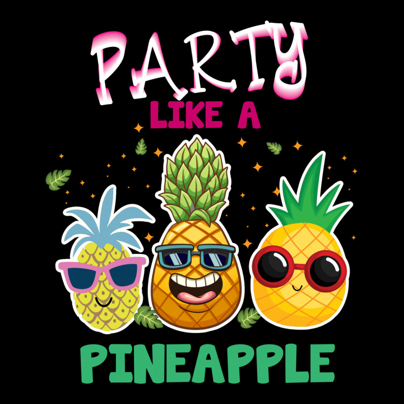 Party Like A Pineapple Cropped Hoodie by rardesign | Artistshot