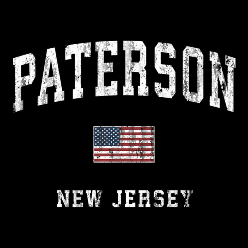 Paterson New Jersey Nj Vintage American Flag Sports Design Premium T S Adjustable Cap | Artistshot